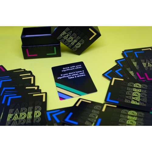 FADED - Drinking Game - Card Game for Parties and Game Nights - 21st Birthday - College - Tailgate - and More!