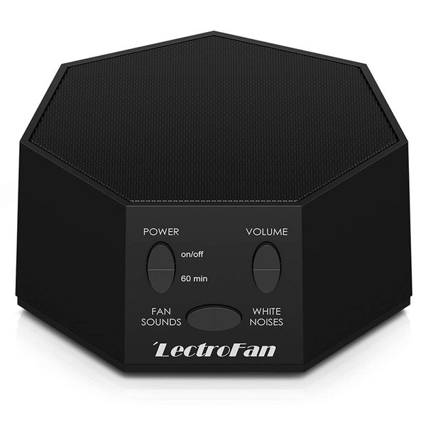 LectroFan High Fidelity White Noise Machine with International Power Adaptors for The US, UK and EU - Global Power Edition