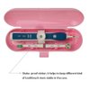 Plastic Electric Toothbrush Travel Case for Oral-B Pro Series, Pink