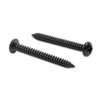 YIEMI Black Self Tapping Screws，#6 x1-13/64" 304 Stainless Steel Sheet Metal Screws（25 PCS）