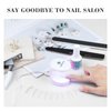 SAVILAND Gel X Nail Kit for Beginner: Long Coffin Nail Tips with 4-in-1 Nail Glue Gel and Nail Lamp Clear Gel X Tips Acrylic Nail Kit for Nail Extensions, Nail Art DIY Salon At Home Gift for Women