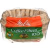 Melitta Inc, Coffee Filter Basket 8 to 12 Cup, 100 Count