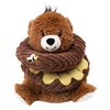 Outward Hound Ringamals Honey Bear Interactive Plush Dog Toy Puzzle