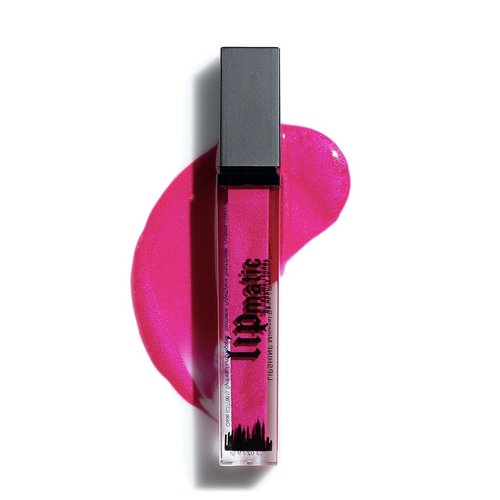 LipMatic Flushing Fuchsia LipShine- Moisturizing Vitamin E Lip Makeup for Women, Beeswax and Natural Organic Ingredients, Long-Lasting Lip Gloss, High-Definition Shine Finish, Cruelty & Paraben Free