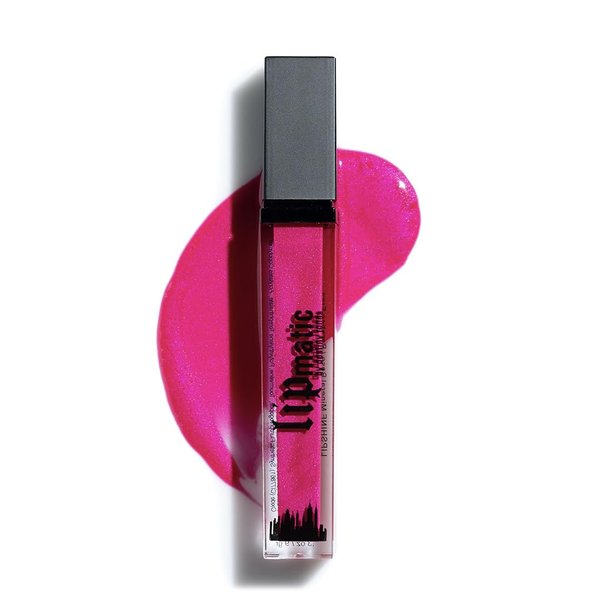 LipMatic Flushing Fuchsia LipShine- Moisturizing Vitamin E Lip Makeup for Women, Beeswax and Natural Organic Ingredients, Long-Lasting Lip Gloss, High-Definition Shine Finish, Cruelty & Paraben Free