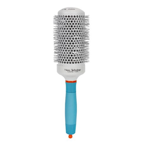 Chikoni Round Brush for Blow Drying, Ceramic and Ionic Nano Thermal Barrel Tech Brush for Sleek, Styling,Curling and Straightening, Barrel 1.78inch