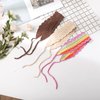 Crochet Headband Women Floral Hairband - 3PCS Daisy Floral Elastic Handmade Crochet Head Wrap Bohemian knit Headband for Women and Girls(Rainbow+Beige+Dark Coffee)