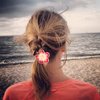 Beaupretty 12pcs Plumeria Hair Tie Hawaiian Elastic Hair Rope Flowers Ponytails Bands Hair Accessories for Women Girls