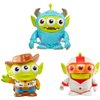 Mattel Toy Story 4 Alien Remix 3-Pack Duke Caboom, Sulley & Woody 3-in Mashup Character Figures in a Pizza Box Package, Toy Story 4 Movie Collector Toys, Gift Ages 6 Years & Up