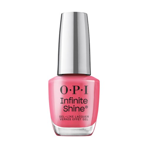 OPI Infinite Shine Long-Wear Bright Crème Finish Opaque Pink Nail Polish, Up to 11 days of wear & Gel-Like Shine, Strawberry Margarita, 0.5 fl oz