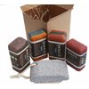 Goat Milk Soap Giftset- Bearded Greasemonkey Kit- Goatmilk & Activated Charcoal Soaps N°13 Removes Grease & Odors, N°14 Beard Wash, N°28Trailblazer- Vetiver, Tea tree & Citronell N°32 WELLNESS Detox