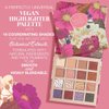 Rachel Couture Eyeshadow Palette with Natural Ingredients & Pure Pigments | Vegan & Cruelty-Free | Infused with Natural Botanical Extracts – 16 Colors - Marble Arch