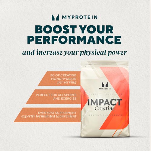 Myprotein Creatine Monohydrate Powder, 0.5 Lb (45 Servings) Pure Unflavored Creatine Powder, Post/Pre Workout Supplement for All Sports & Exercises