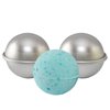 Metal Bath Bomb Mold - DIY - Make Luxurious Bath Bombs - 2 Molds (4 Pieces) - 2.56" Diameter - Premium Finish - The Bath Company! Bonus Bath Bomb Recipe Included!