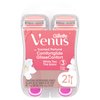 Gillette Venus ComfortGlide White Tea Women's Disposable Razor, 2 Count