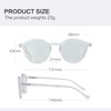 ZENOTTIC Reading Glasses Blue Light Blocking Round Glasses for Men Women Magnification 0.0 1.0 1.5 2.0 2.5 3.0 3.5