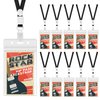 DLUGOPIS 10 Pices rock star party Badge Music Party Decorations Lanyards Rock and Roll Supplies Theme for Party Decoration