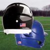 Pro-Tuff Decals 20 Mil American Flag Helmet Decal Set (100 Decals) for Football, Baseball, Lacrosse, Hockey Helmets