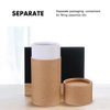 GLEAVI Empty Kraft Paper Jar Tube 15Pcs Round Paperboard 30ml Essential Oil Bottle Packaging Box Cardboard Deodorant Containers Brown Lipstick Boxes