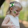 Glitter St Patrick's Day Hair Bow Clips Girls Green Shamrock Hair Barrettes Accessories Kids Irish Lucky Clover Party Costume Supplies