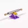RACOFSB Fingerboard Trucks with Upgraded Urethane Bushings and Pivot Cup,34mm 32mm Width,Normal Kingpin (Purple, 32mm)