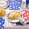 Baseball Party Decorations - 81Pcs Baseball Plates and Napkins Sets, Baseball Tablecloth, Blue Forks for Sports Fans Kid Adult Baseball Birthday Party Supplies, Serve 20