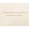 Papyrus Boxed Christmas Cards with Envelopes, Joyful Christmas and Wonderful New Year, Gold Christmas Tree (8-Count)