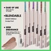 Rose Brown Eyeshadow Stick, Blendable Creamy Eyeshadow Eye Brightener Stick, Waterproof Eyeshadow Pencil Long Lasting Crayon, Smooth Eye Shadow Highlighter Eye Liner Makeup.#B02 rose brown shimmer