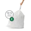 simplehuman Trash Can Liner C, 10-12 Liters/2.6-3.2 Gallons, 20-Count Bags (Pack of 3)