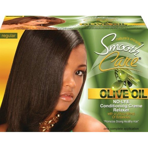 Smoothcare Olive Oil No - Lye Relaxer - Regular Kit (Pack of 2)