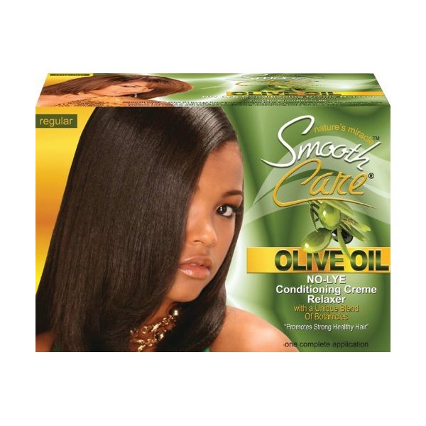 Smoothcare Olive Oil No - Lye Relaxer - Regular Kit (Pack of 2)