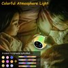 Kids Alarm Clock for Bedroom Decor, Ok to Wake Digital Clock for Toddlers with Sunrise & Moon, White Noise Sound Machine & Night Light for Girl/Boy, Children Sleep Trainer (Yellow) Mini