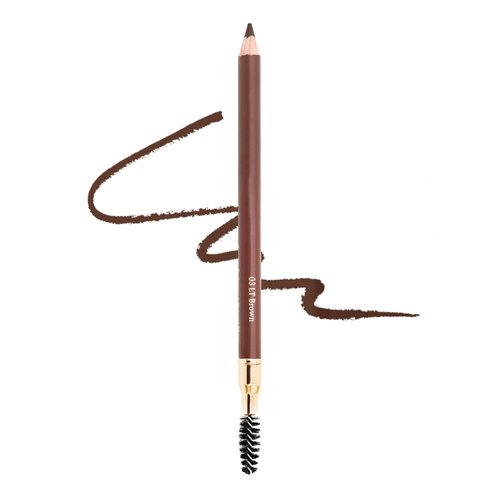 1 pcs Makeup Eyebrow Enhancer 12H Long Lasting Sweat &Waterproof Eyebrow Pencil Pen Dark Brown Eye Brow Pencil 5 Colors to Choose (3# Light Brown)