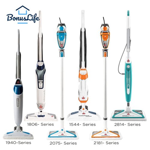 BonusLife Steam Mop Pads for Bissell PowerFresh 1940 1806 Replacement Parts, 8 Pack