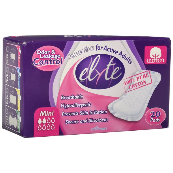 ELYTE Incontinence Pads Mini, 20 CT