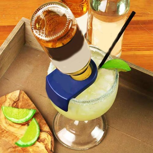 5Pcs Multicolor Mini Beer Snap Plastic Drinking Clips Bottle Buckle Application: Bar Beer Bottle Holder Clips Wine Cocktail Goblet Glass Birthday Wedding Party Holders and Dispensers Accessories