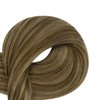 Full Shine Prebonded Hair Extensions Color 4P27 Ktip Human Hair Extensions 20 Inch Ktip Fusion Hair Extensions Human Hair 50 Gram Straight Hair Extensions Real Human Hair for Women Real Remy Hair