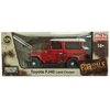 FJ40 Land Cruiser Red with White Top (Rusted Version) for Sale Series 1/24 Diecast Model Car by Motormax 79323RRS