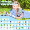 100 Pcs Bean Sprout Hair Clips,Mixed Style Plant Hairpins Hair Accessories,Funny Little Grass Barrette Headwear with Hot Glue Sticks for Women Kids Girls Crazy Hair Day at School Home Party Decoration