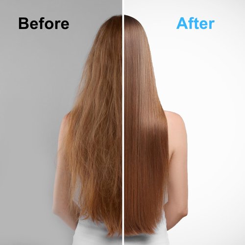 Cordless Hair Straightener Brush Portable Straightening Comb for Travel/Home/Outdoor, Negative Ion Hot Comb Hair Styling Comb for Women, 5000mAh USB Rechargeable, Anti-Scald