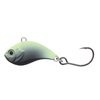 Z-Viber Original - Ultra Light and Ice Fishing Lure - Mini Lipless Crankbait - 1/16oz Rattle Bait (1") (Black Hi-Viz (Glow))