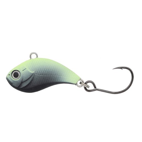 Z-Viber Original - Ultra Light and Ice Fishing Lure - Mini Lipless Crankbait - 1/16oz Rattle Bait (1") (Black Hi-Viz (Glow))