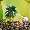 100 Pieces Mini Resin Animals Miniature Panda Figurine Garden Animal Figurine Miniature Duck Figurine Micro Landscape Fairy Dollhouse Ornament for DIY Plant Bonsai Accessories(Vibrant Style)