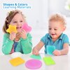 Squishy Sensory Toys for Kids: Calm Down Sensory Toys for Autistic Children Toddlers Special Needs, Squeeze Stretch Anxiety Relief Autism Toys, Sensory Shapes Learning Toys Classroom Must Haves