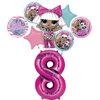 LOL Surprise 8th Birthday Party Supplies Balloon Bouquet Decorations