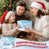 12 Pack Christmas Craft - DIY Snowman Making Set for Kids, Creative Air Dry Modeling Clay, Build a Snowman Kit for Christmas Decorations Gifts Xmas Activities Holiday Favor Supplies