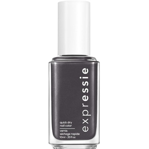 Essie expressie, Quick-Dry Nail Polish, 8-Free Vegan, Charcoal Gray, What The Tech, 0.33 fl oz