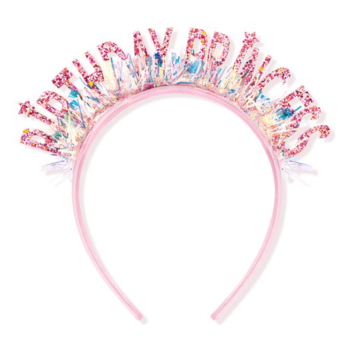 CUBACO Birthday Headband Birthday Crown,Birthday Headband Birthday Crown for Women Hair Glitter, Suitable for Party Favors Decorations
