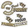 Desert Cactus University of Central Florida Knights UCF Sticker Vinyl Decal Laptop Water Bottle Car Scrapbook (Proud Parent Sheet)