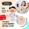 Pretend Toy Medical Kit with Doctor & Nurse Hand Puppets - Eases Fear for Kids, Educational Roleplay Toy for Toddlers & 3+ Toys for Girls Boys, Pretend Playset, Kids Doctor Set